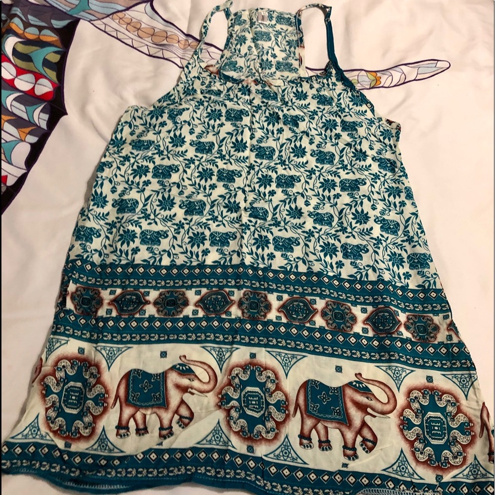 Beautiful elephant design tank top